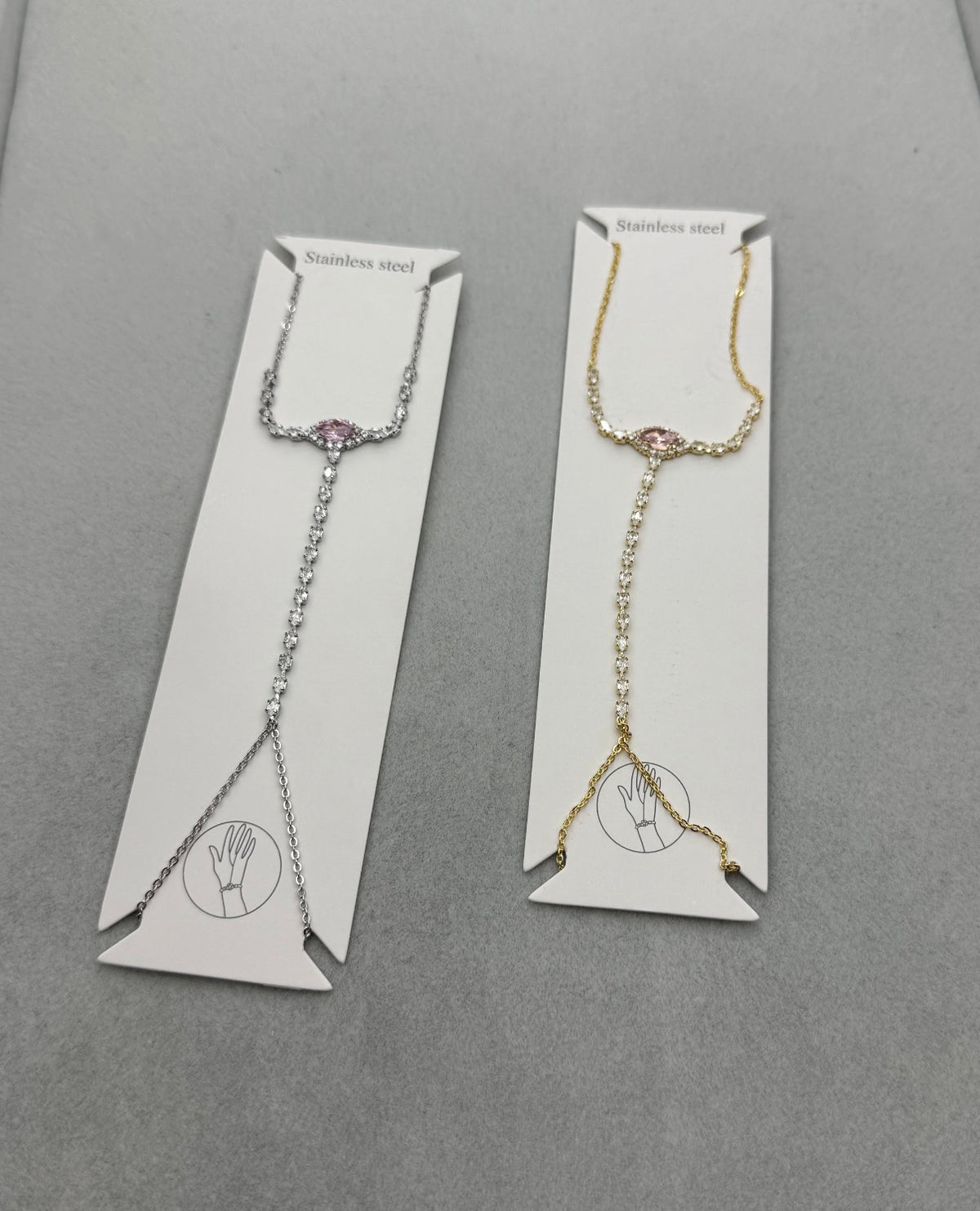 Pembe Zirkon Taşlı Şahmeran Bileklik